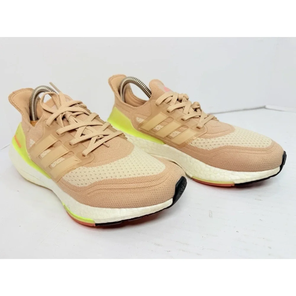 Adidas Ultraboost 21 Ash Pearl Halo Ivory Women's 6.5 Primeblue FY0399